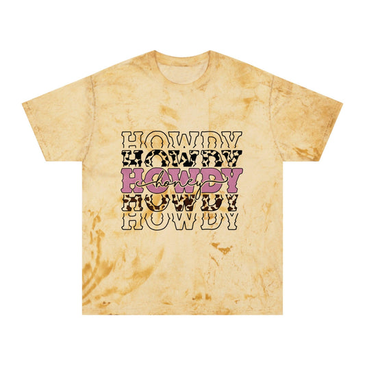 Color Blast T-Shirt - Howdy Honey Western Design - Motor Girl Boutique