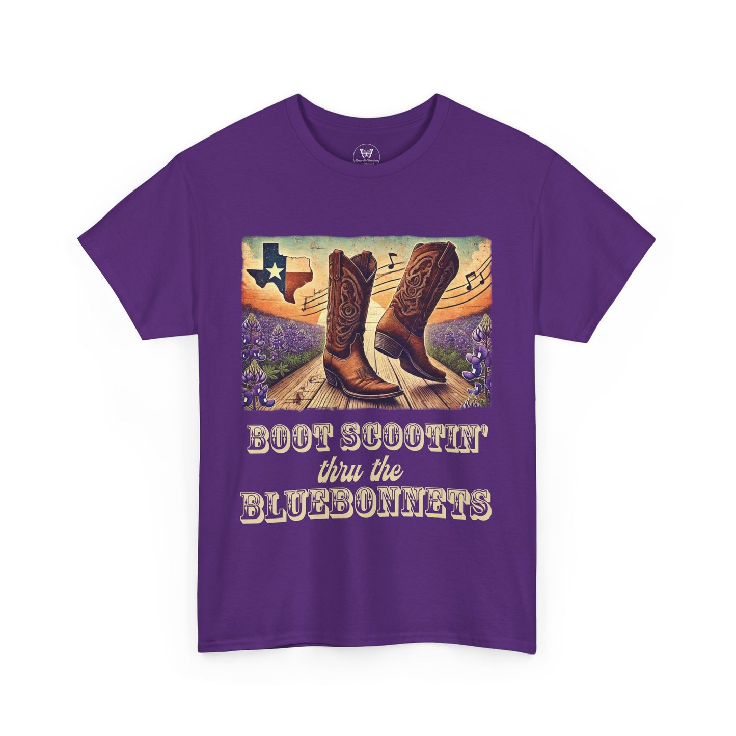 Unisex Tee - Boot Scootin’ Thru the Bluebonnets