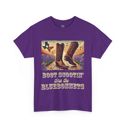 Unisex Tee - Boot Scootin’ Thru the Bluebonnets