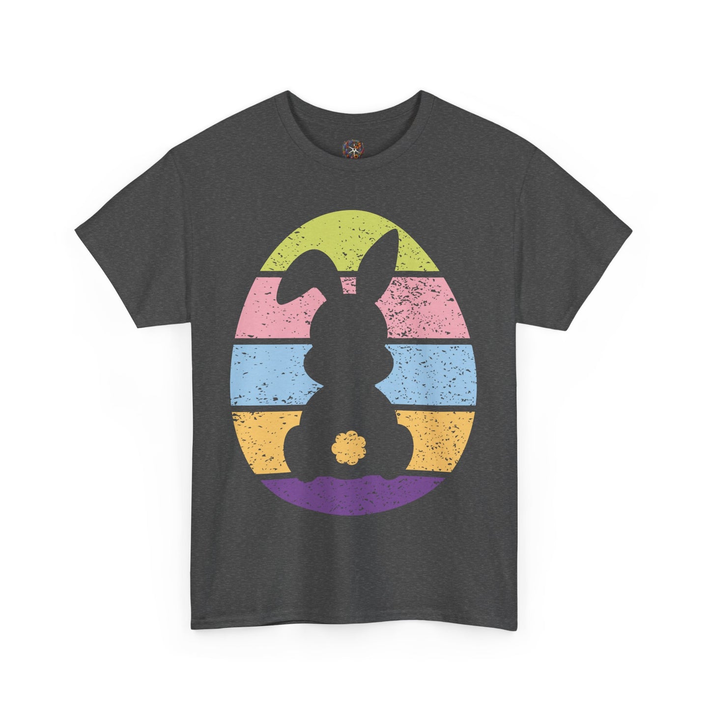 Color Band Grunge Bunny T-Shirt – Easter with an Edge