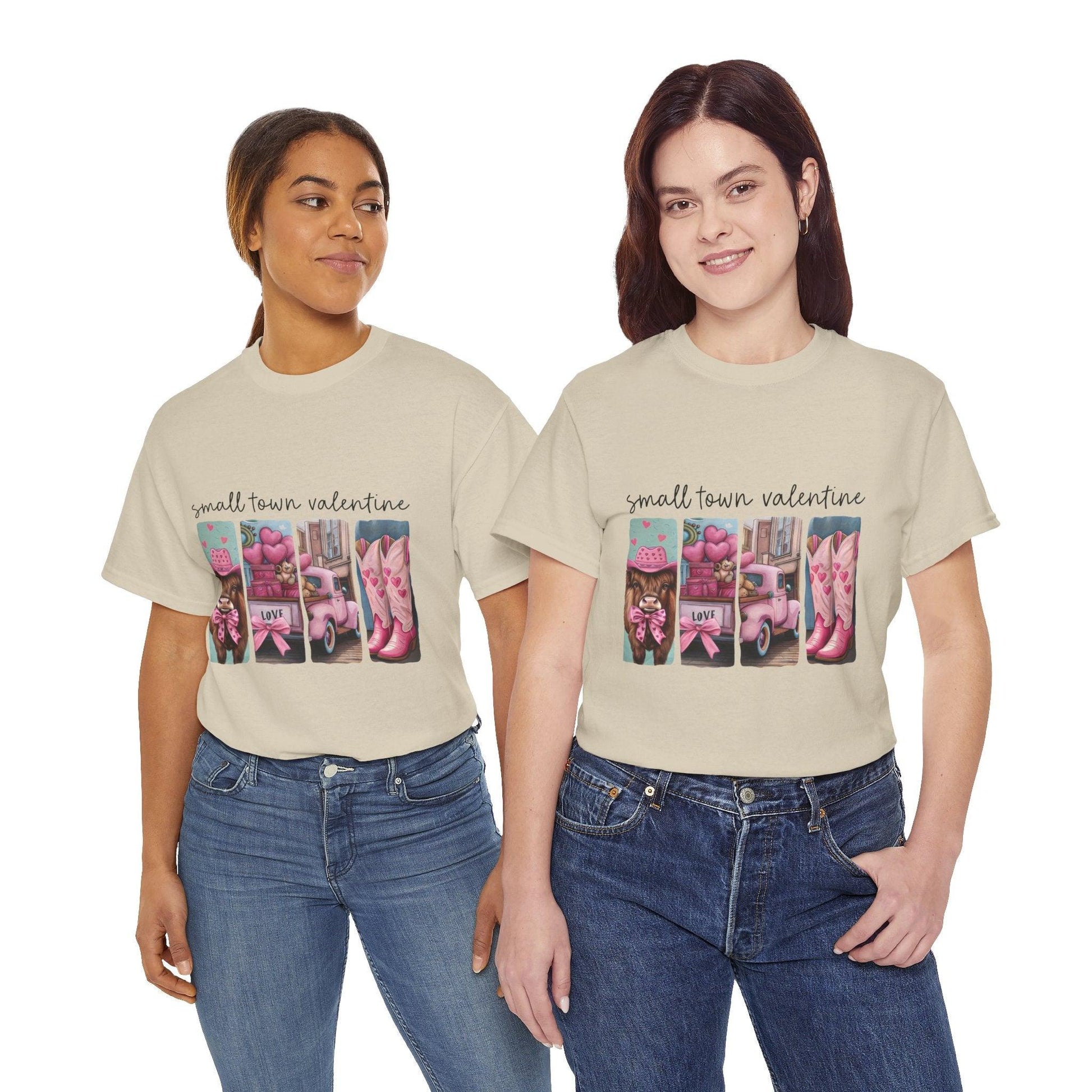 Unisex Tee - Small Town Valentine - Motor Girl Boutique