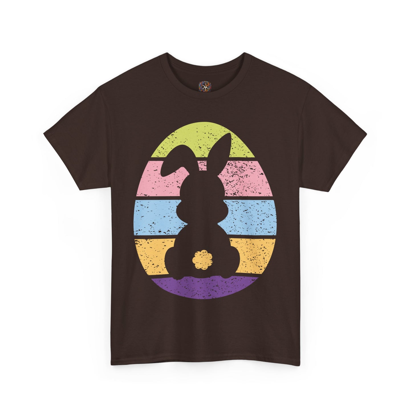 Color Band Grunge Bunny T-Shirt – Easter with an Edge