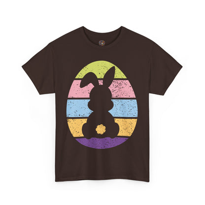 Color Band Grunge Bunny T-Shirt – Easter with an Edge