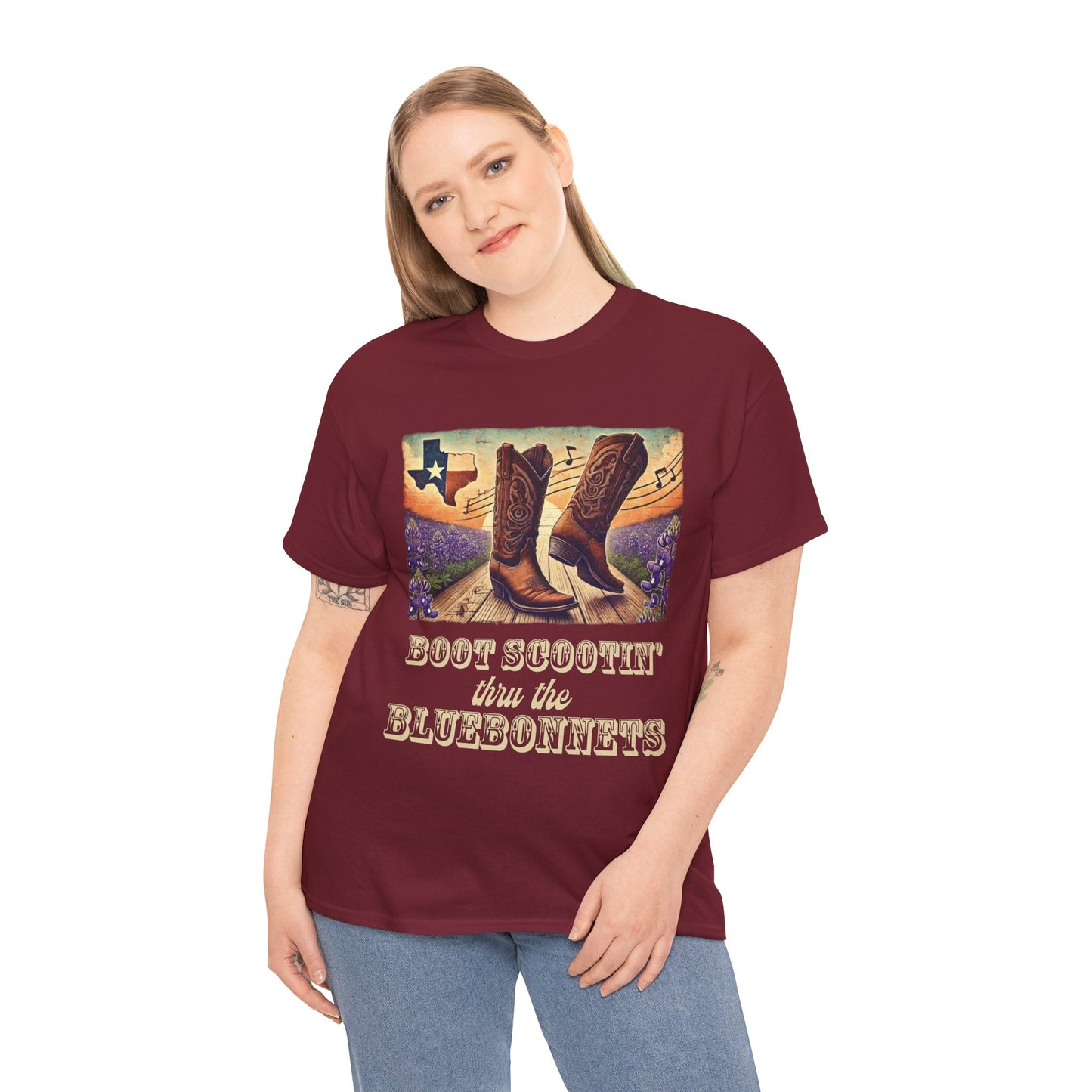 Unisex Tee - Boot Scootin’ Thru the Bluebonnets