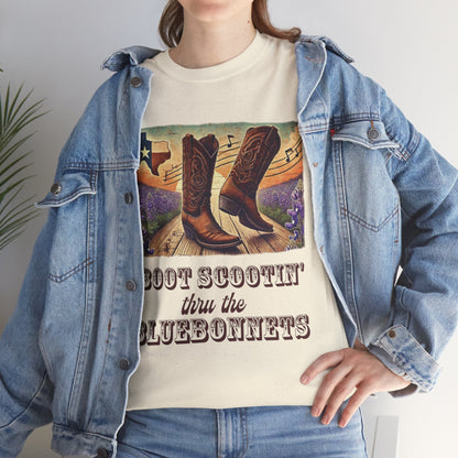 Unisex Tee - Boot Scootin’ Thru the Bluebonnets