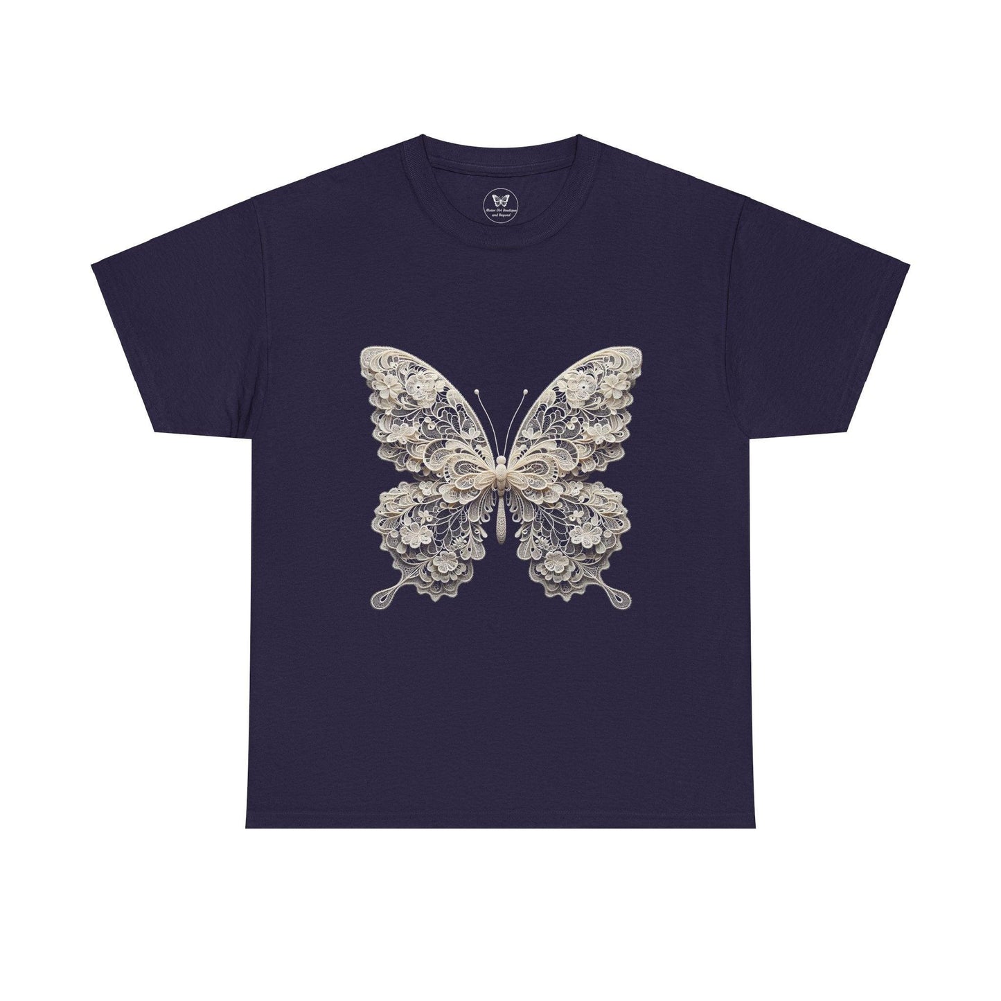 Unisex Tee - Lace Butterfly - Motor Girl Boutique