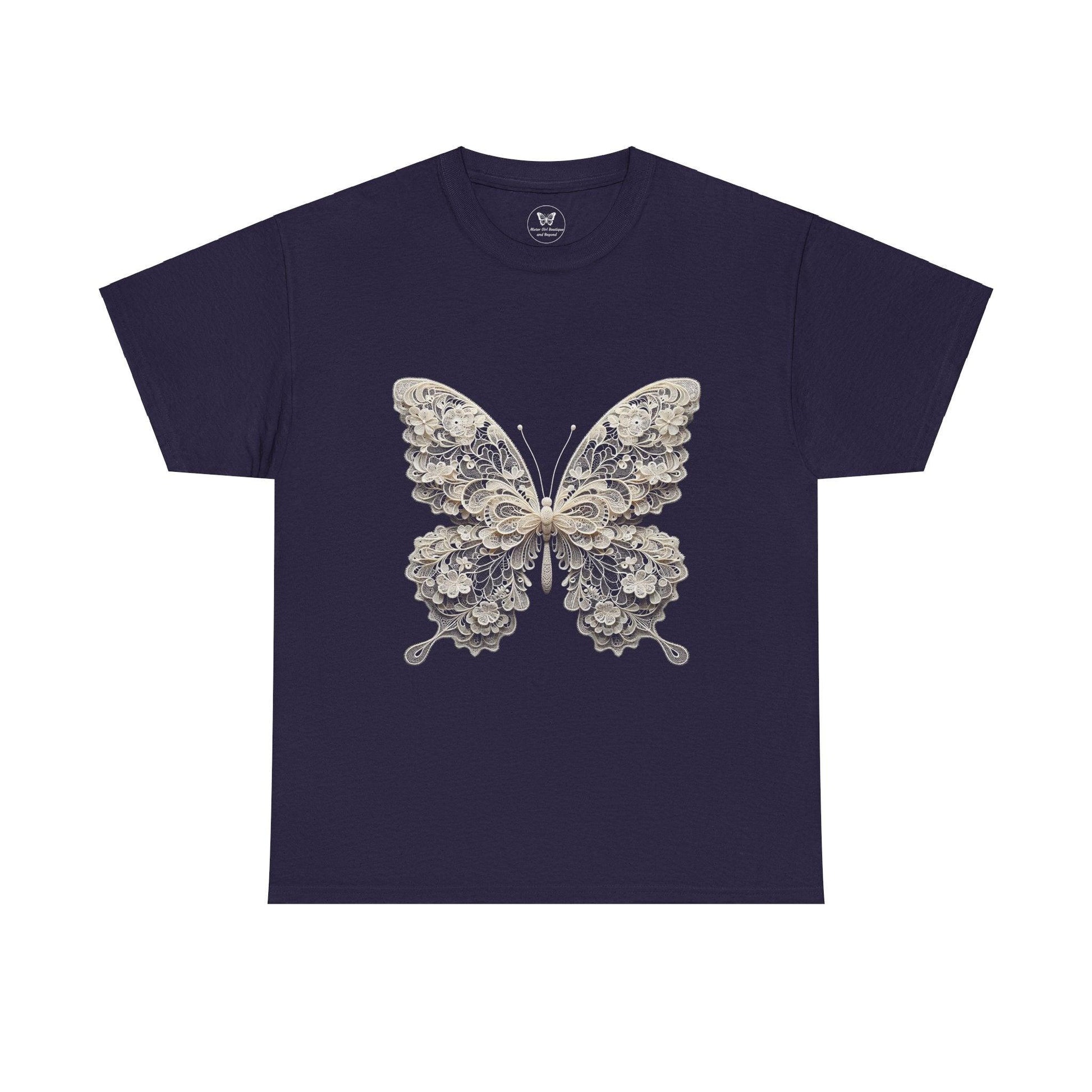 Unisex Tee - Lace Butterfly - Motor Girl Boutique