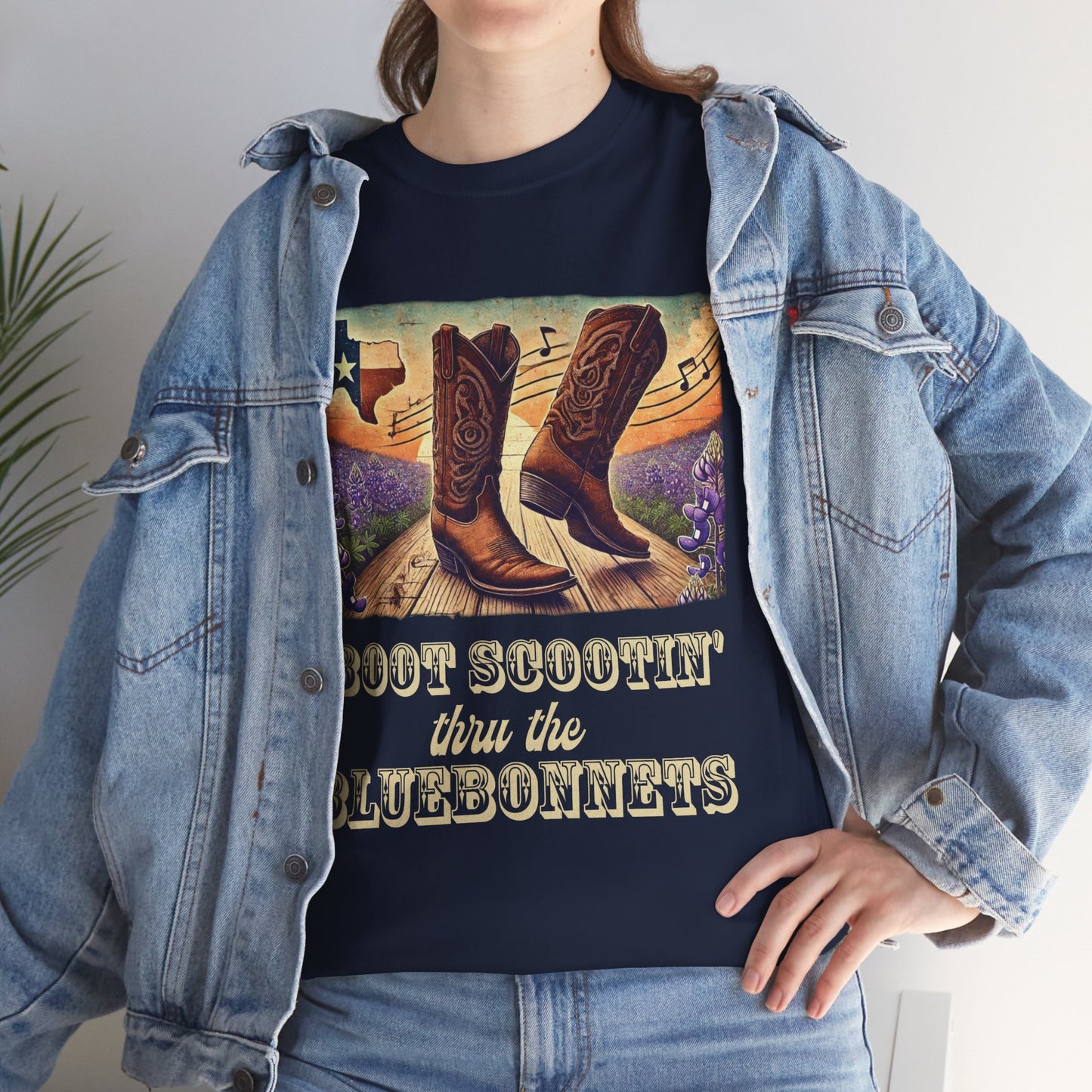 Unisex Tee - Boot Scootin’ Thru the Bluebonnets
