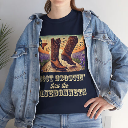 Unisex Tee - Boot Scootin’ Thru the Bluebonnets
