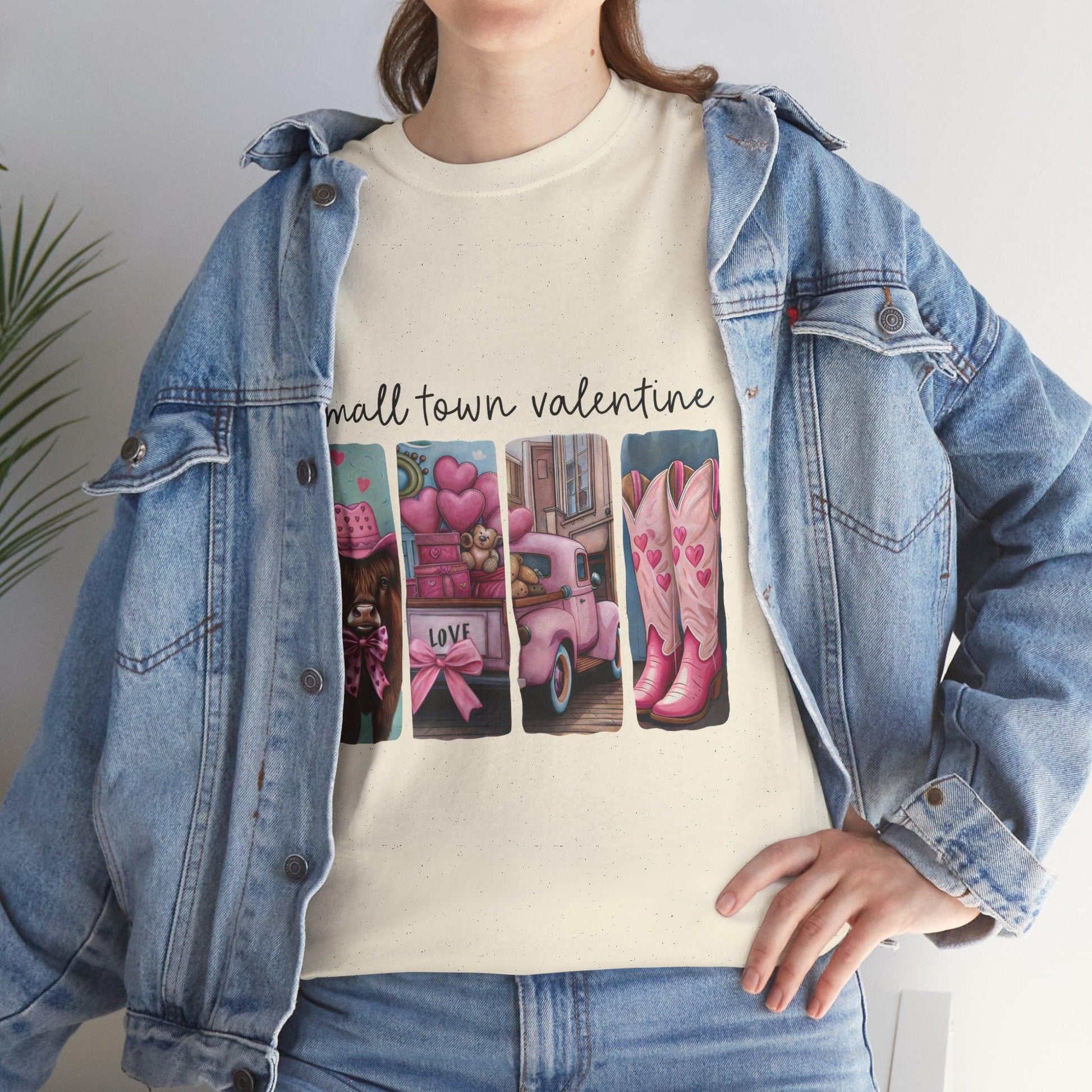 Unisex Tee - Small Town Valentine - Motor Girl Boutique