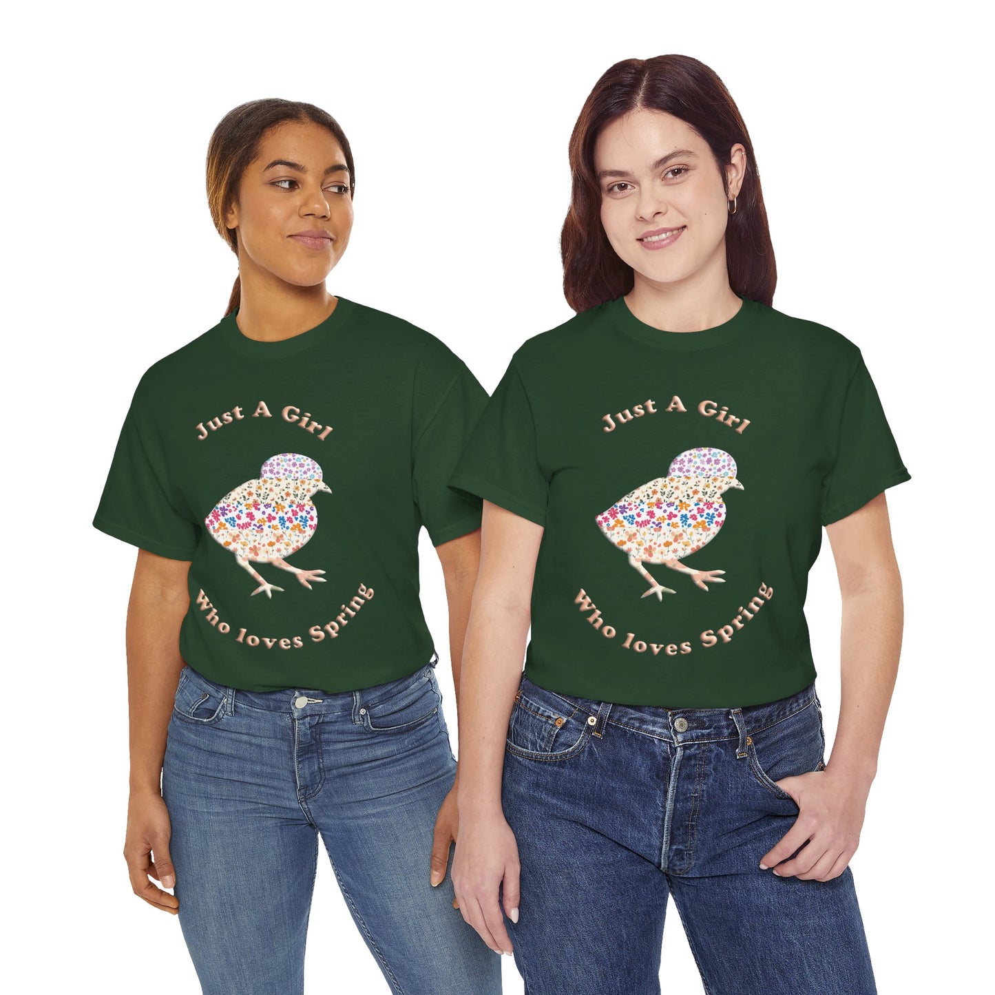 "Just a girl who loves Spring" flower Tee