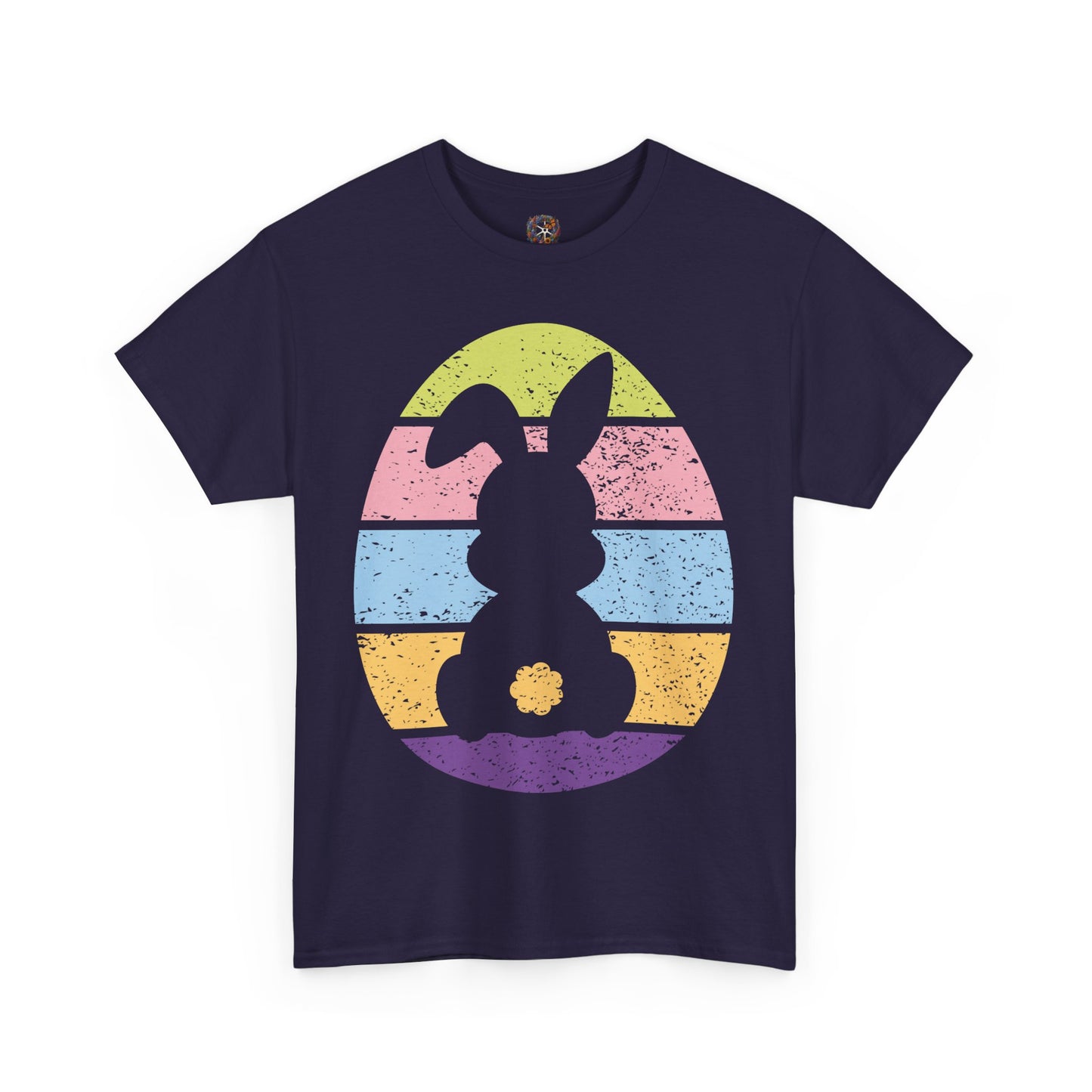 Color Band Grunge Bunny T-Shirt – Easter with an Edge