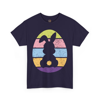 Color Band Grunge Bunny T-Shirt – Easter with an Edge