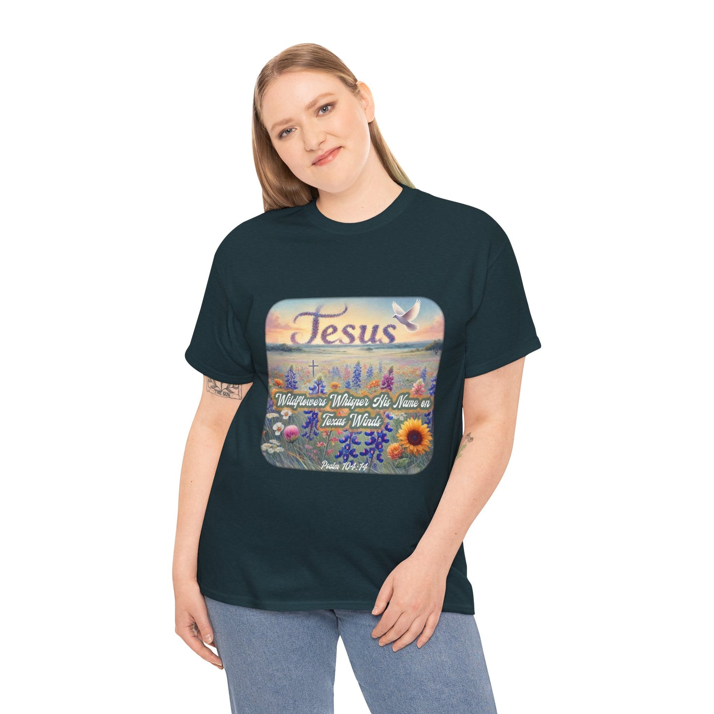 Unisex Tee - Wildflowers Whisper His Name on Texas Winds