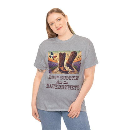 Unisex Tee - Boot Scootin’ Thru the Bluebonnets