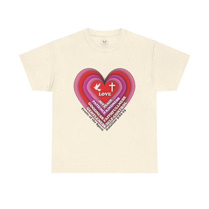 Unisex Tee - Heart Fruits of the Spirit - Motor Girl Boutique