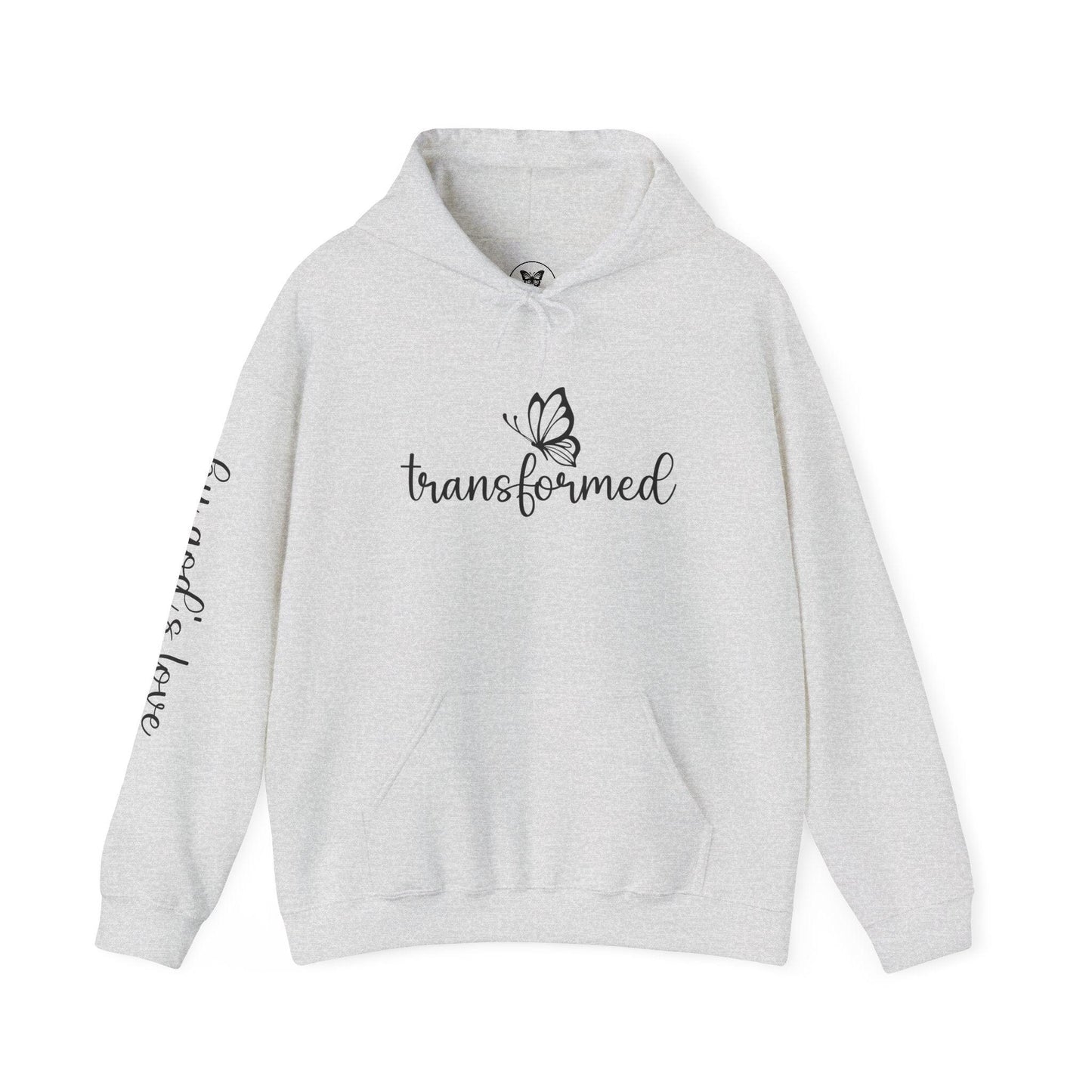 Butterfly Transformed Unisex Hoodie - God's Love Design - Motor Girl Boutique