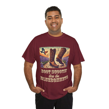 Unisex Tee - Boot Scootin’ Thru the Bluebonnets