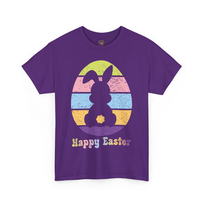 Retro Grunge Happy Easter Bunny T-Shirt – Vintage Vibes, Easter Style