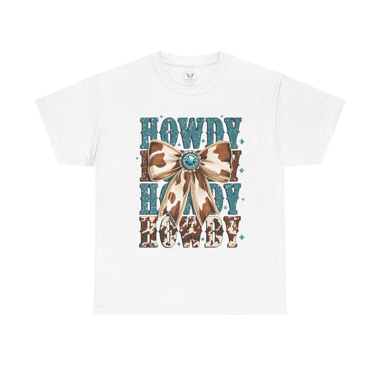 Unisex Tee - Howdy Western Coquette Bow - Motor Girl Boutique
