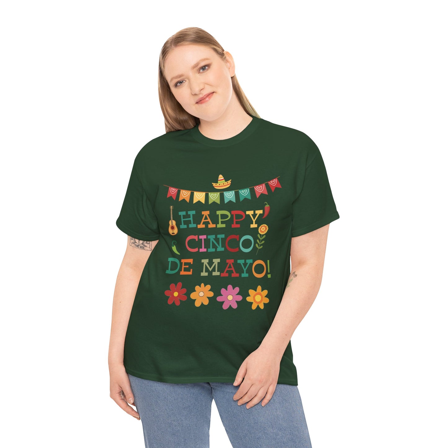 Happy Cinco de Mayo Festive Banner Tee