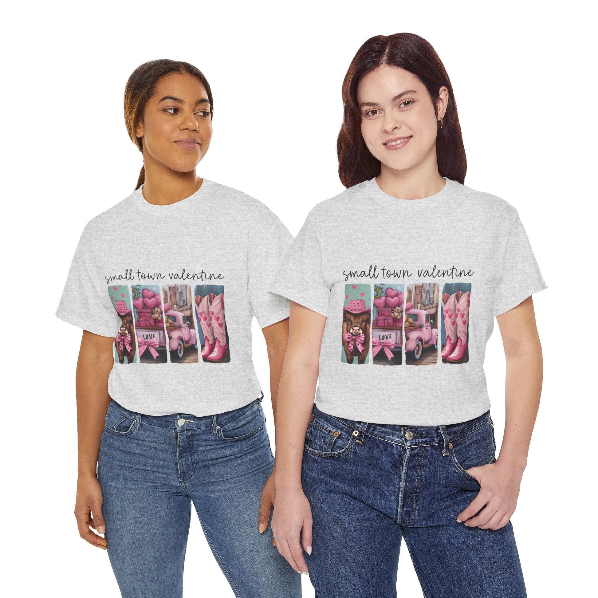Unisex Tee - Small Town Valentine - Motor Girl Boutique