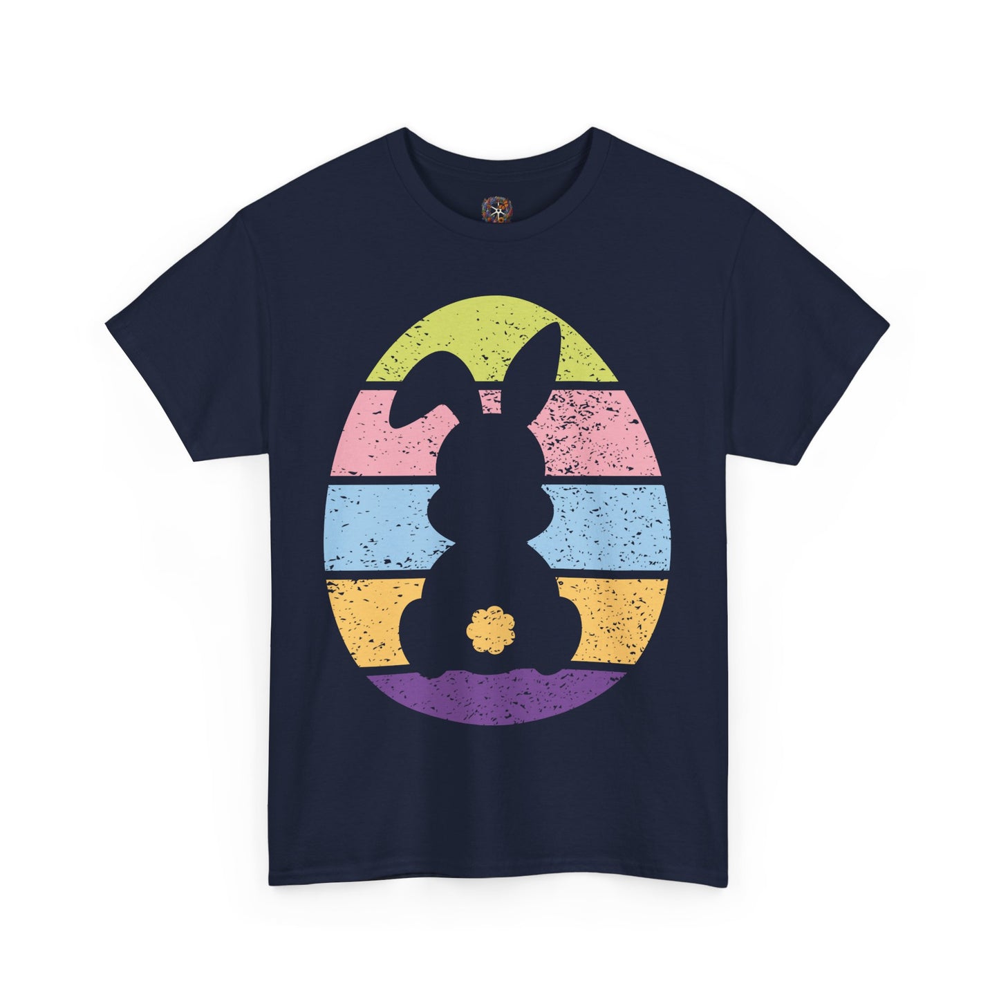 Color Band Grunge Bunny T-Shirt – Easter with an Edge