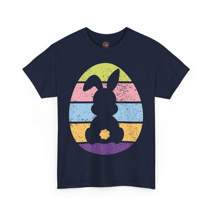 Color Band Grunge Bunny T-Shirt – Easter with an Edge