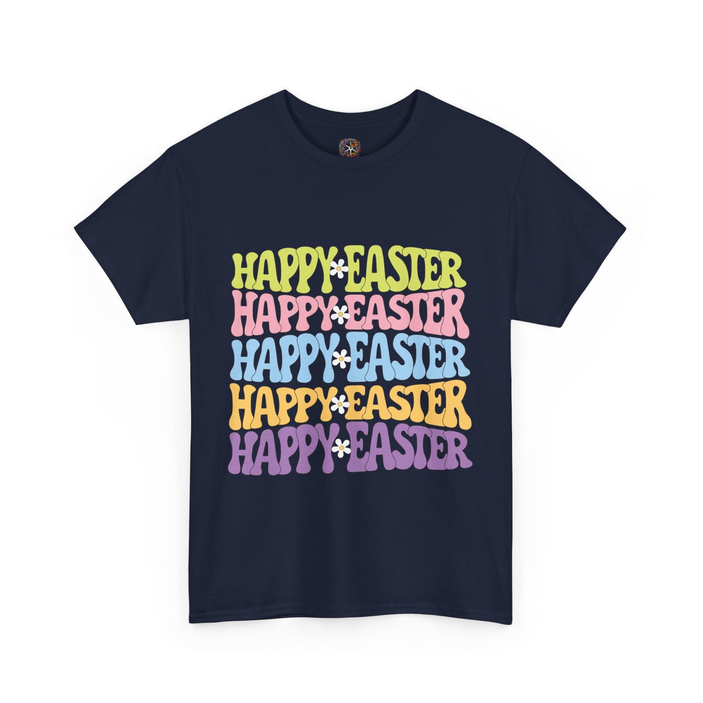 Happy Easter Four Ways T-Shirt – Groovy Colors, Retro Vibes