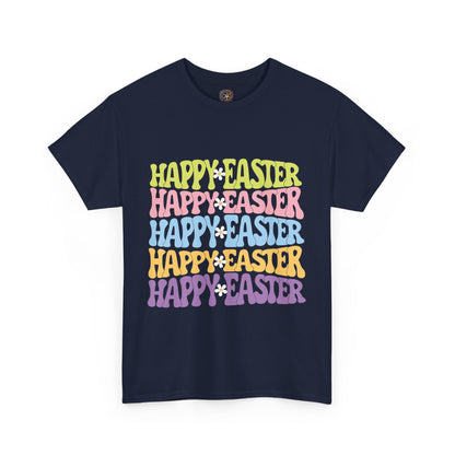 Happy Easter Four Ways T-Shirt – Groovy Colors, Retro Vibes