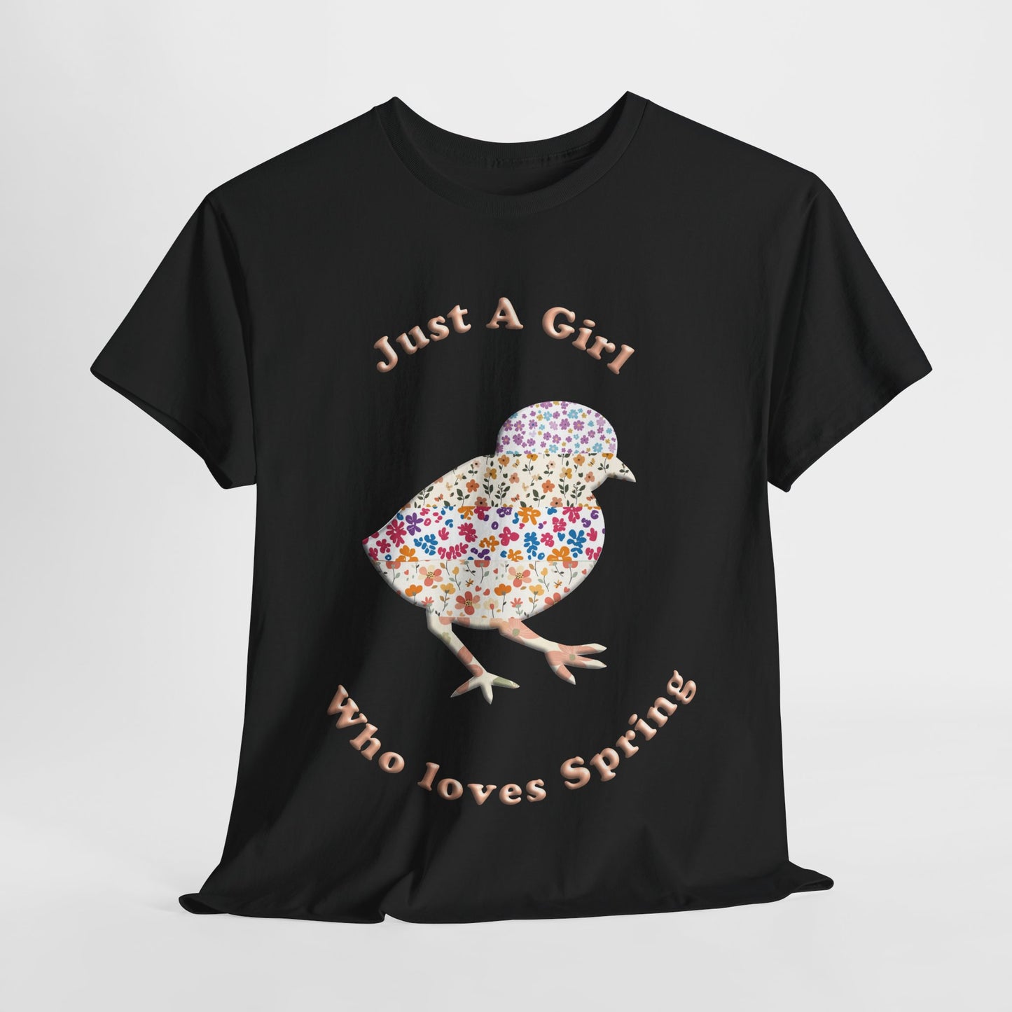 "Just a girl who loves Spring" flower Tee