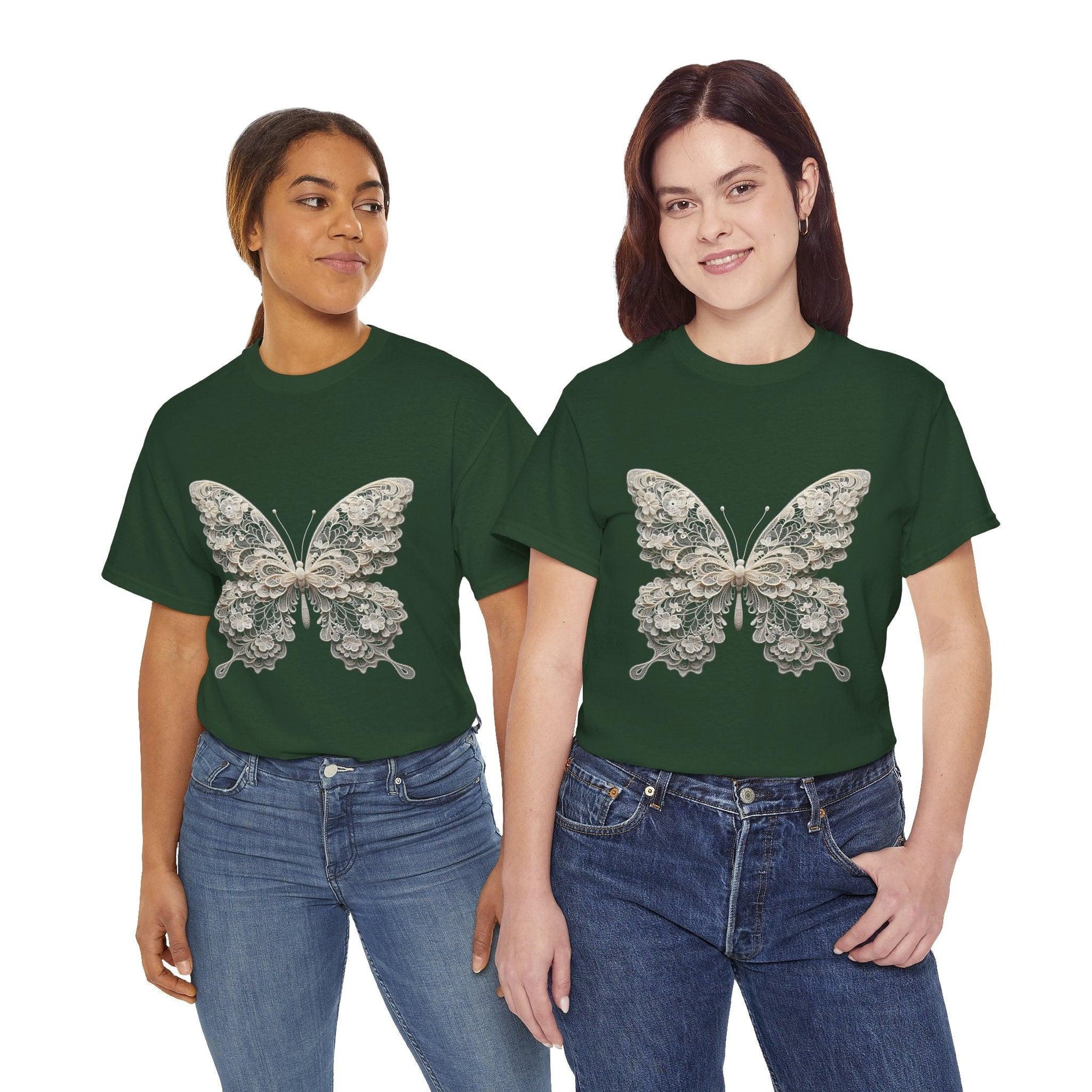 Unisex Tee - Lace Butterfly - Motor Girl Boutique