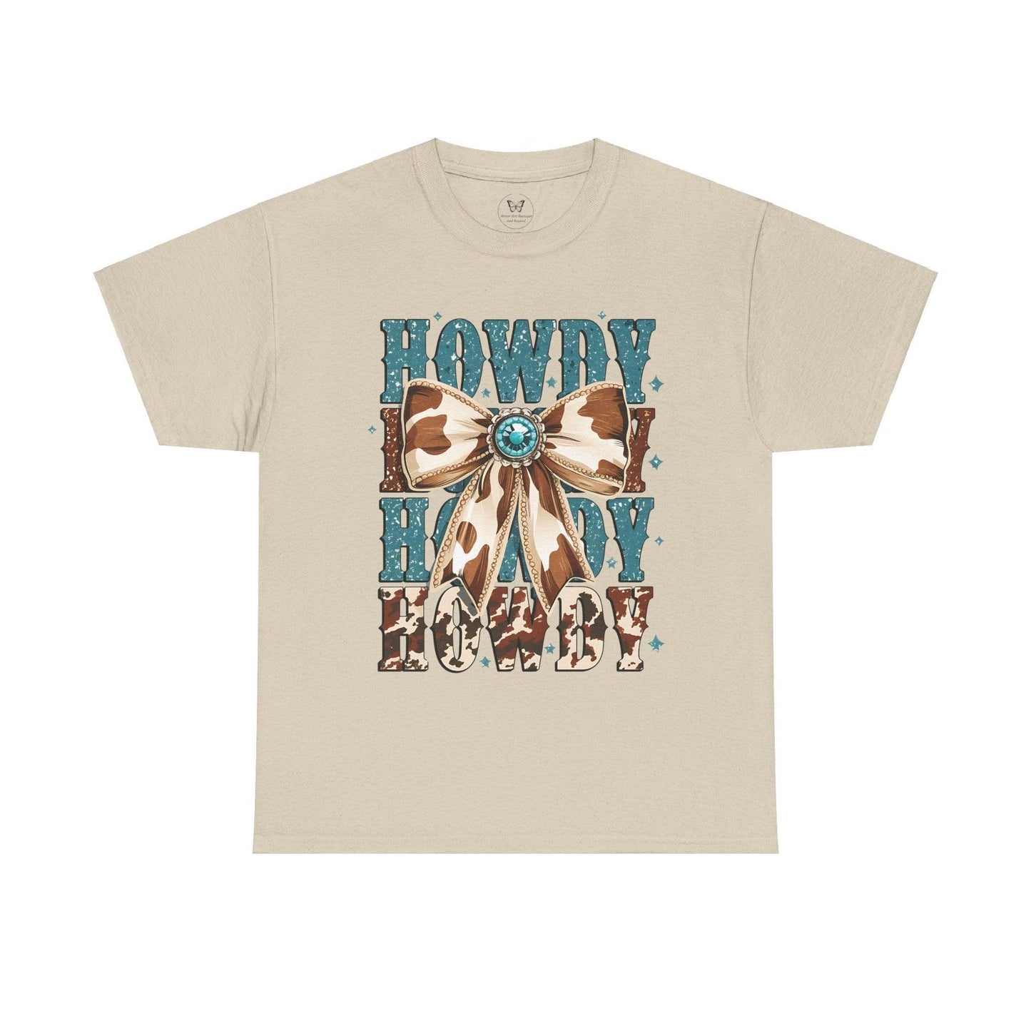 Unisex Tee - Howdy Western Coquette Bow - Motor Girl Boutique