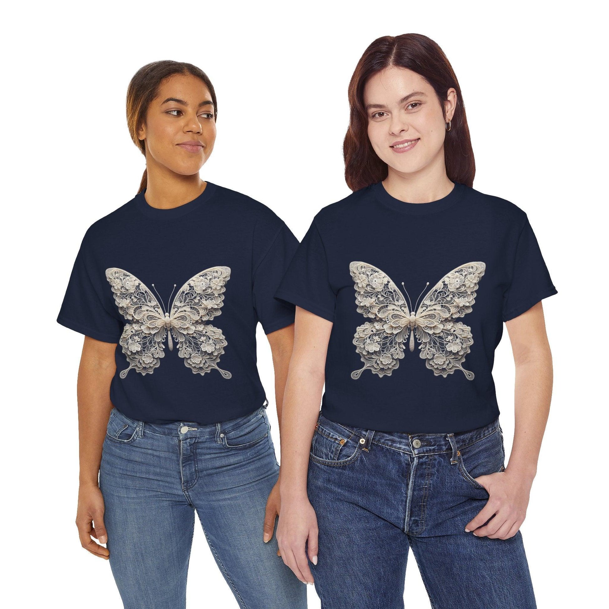 Unisex Tee - Lace Butterfly - Motor Girl Boutique