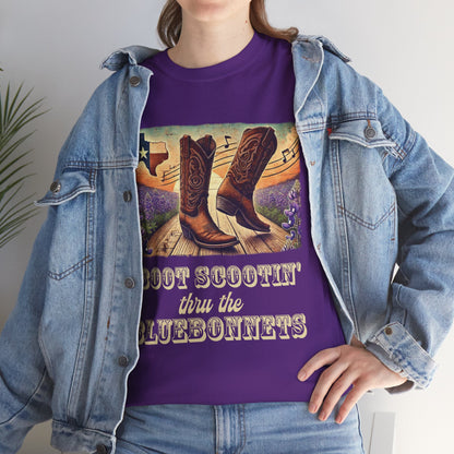 Unisex Tee - Boot Scootin’ Thru the Bluebonnets