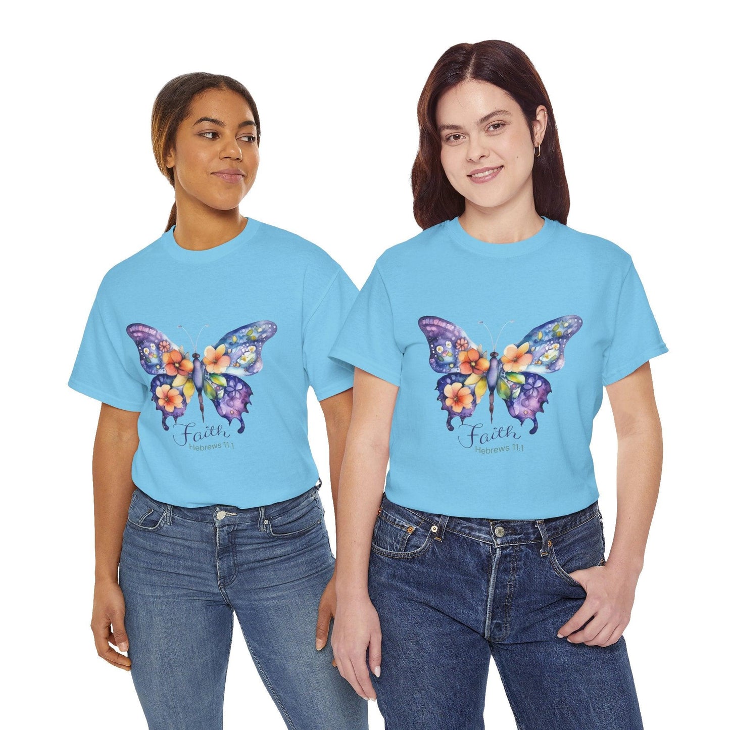 Faith Butterfly Hebrews 11 Tee - Motor Girl Boutique