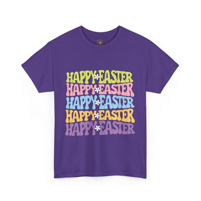 Happy Easter Four Ways T-Shirt – Groovy Colors, Retro Vibes