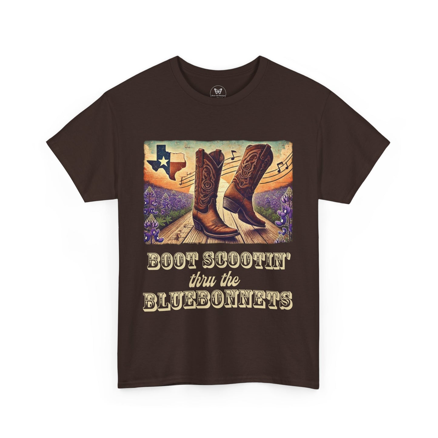 Unisex Tee - Boot Scootin’ Thru the Bluebonnets