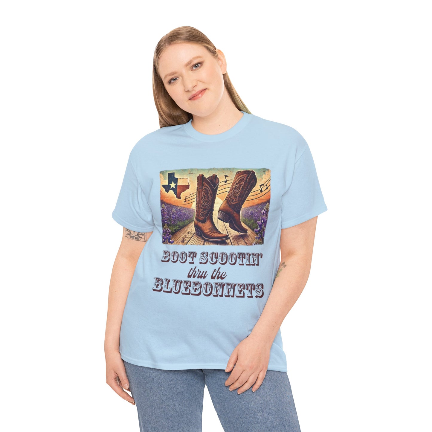 Unisex Tee - Boot Scootin’ Thru the Bluebonnets