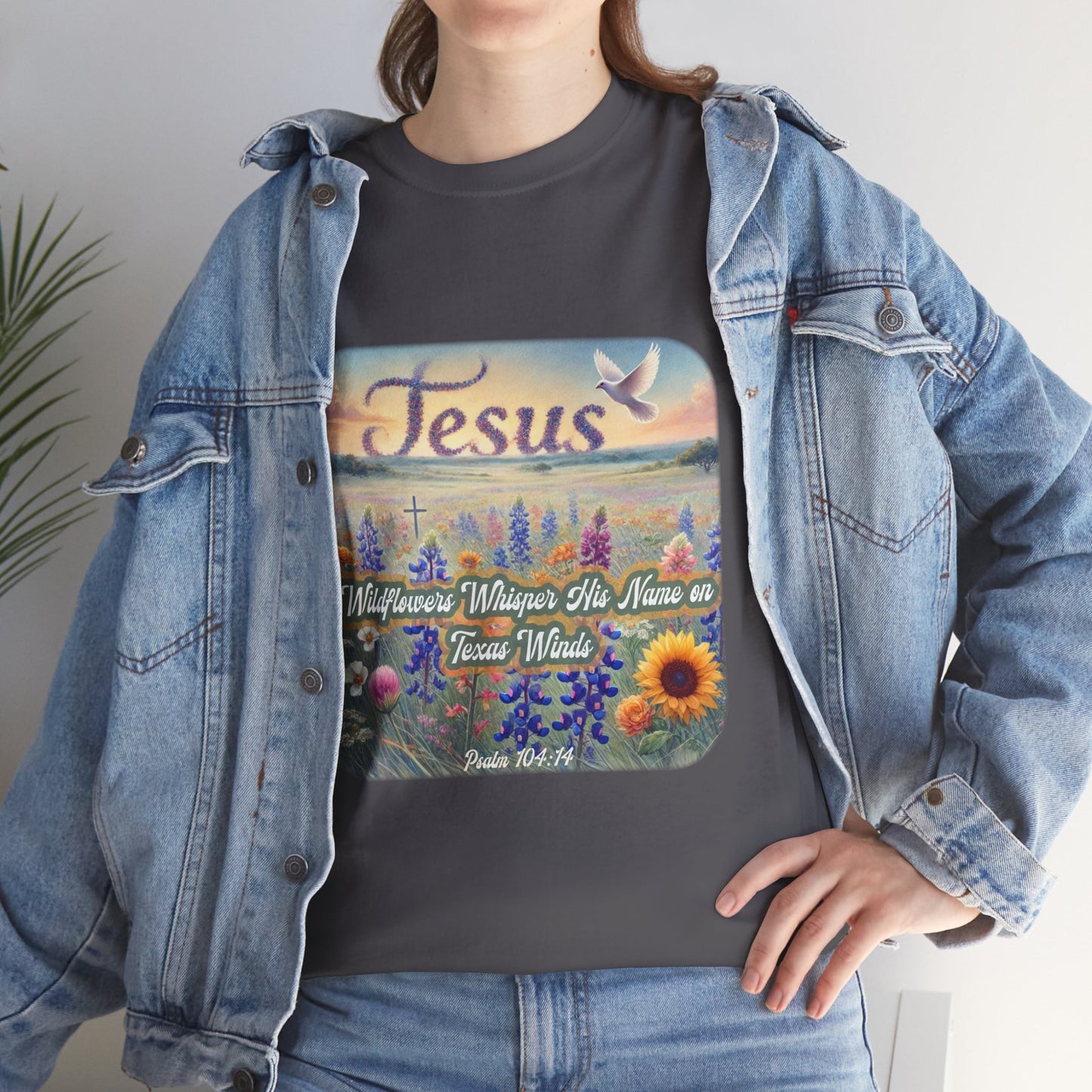 Unisex Tee - Wildflowers Whisper His Name on Texas Winds