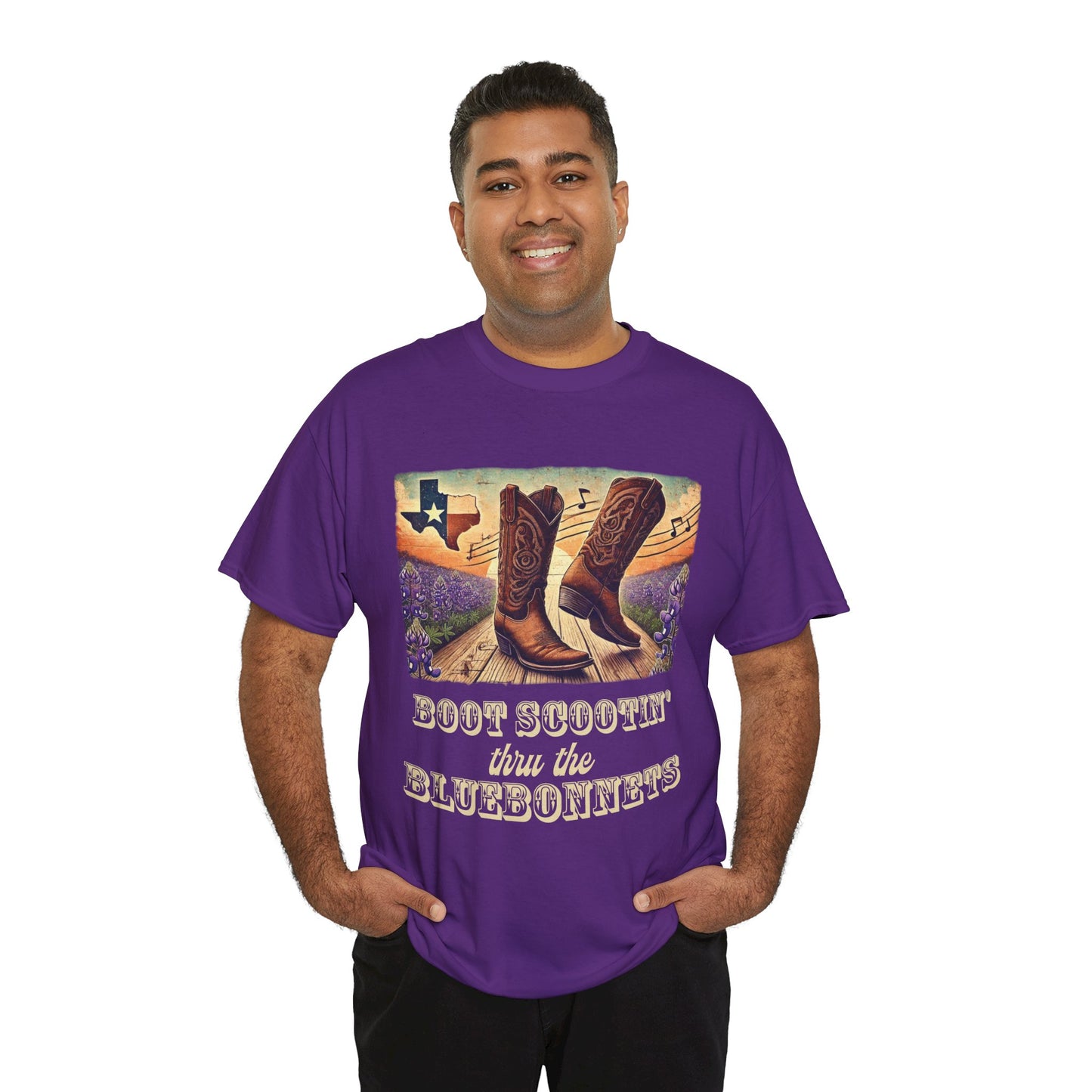 Unisex Tee - Boot Scootin’ Thru the Bluebonnets