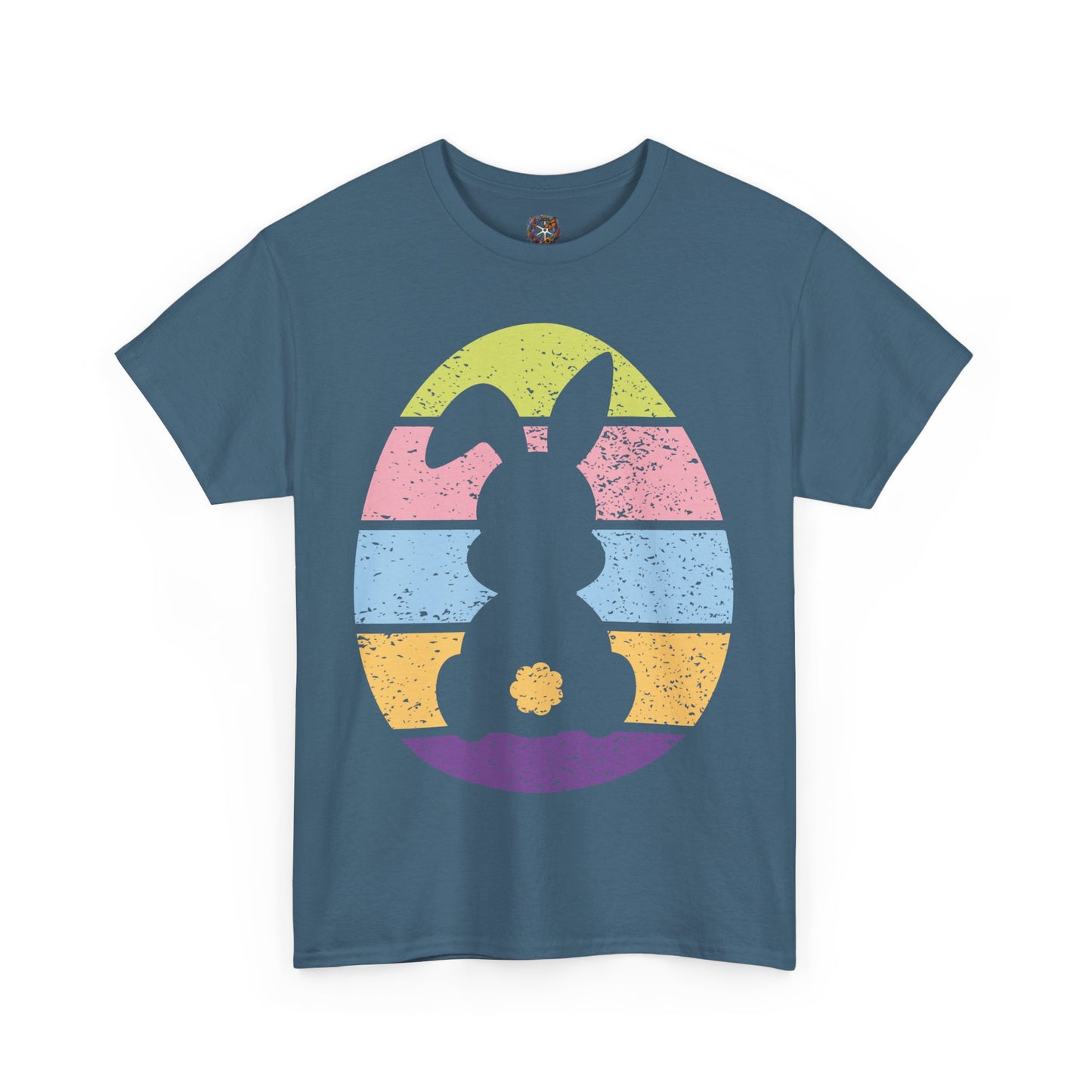 Color Band Grunge Bunny T-Shirt – Easter with an Edge