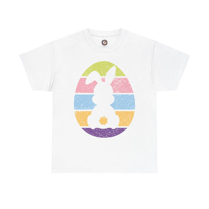 Color Band Grunge Bunny T-Shirt – Easter with an Edge