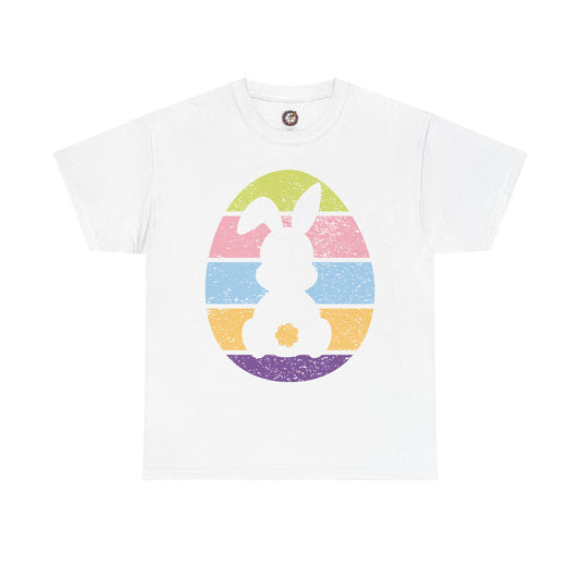 Color Band Grunge Bunny T-Shirt – Easter with an Edge