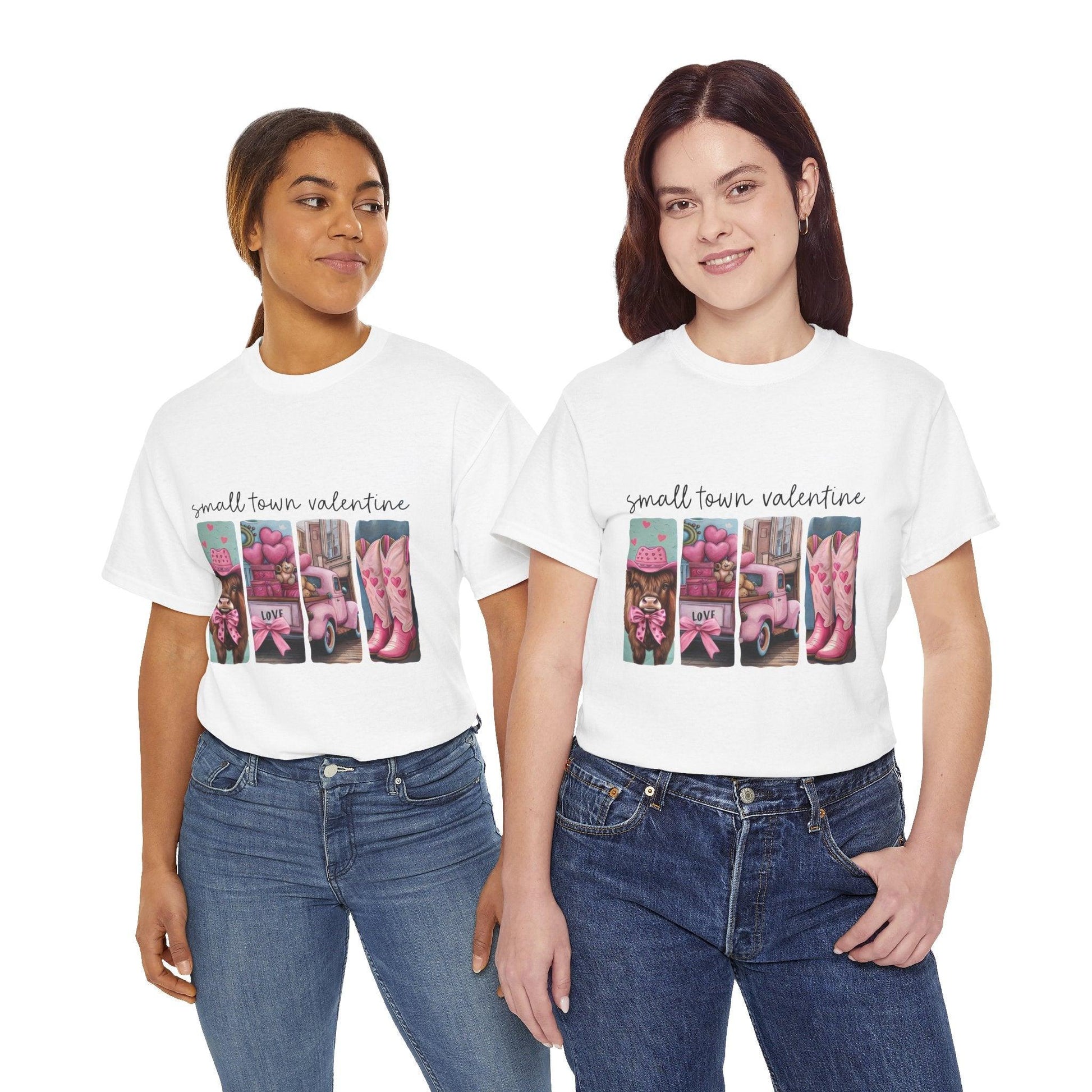 Unisex Tee - Small Town Valentine - Motor Girl Boutique