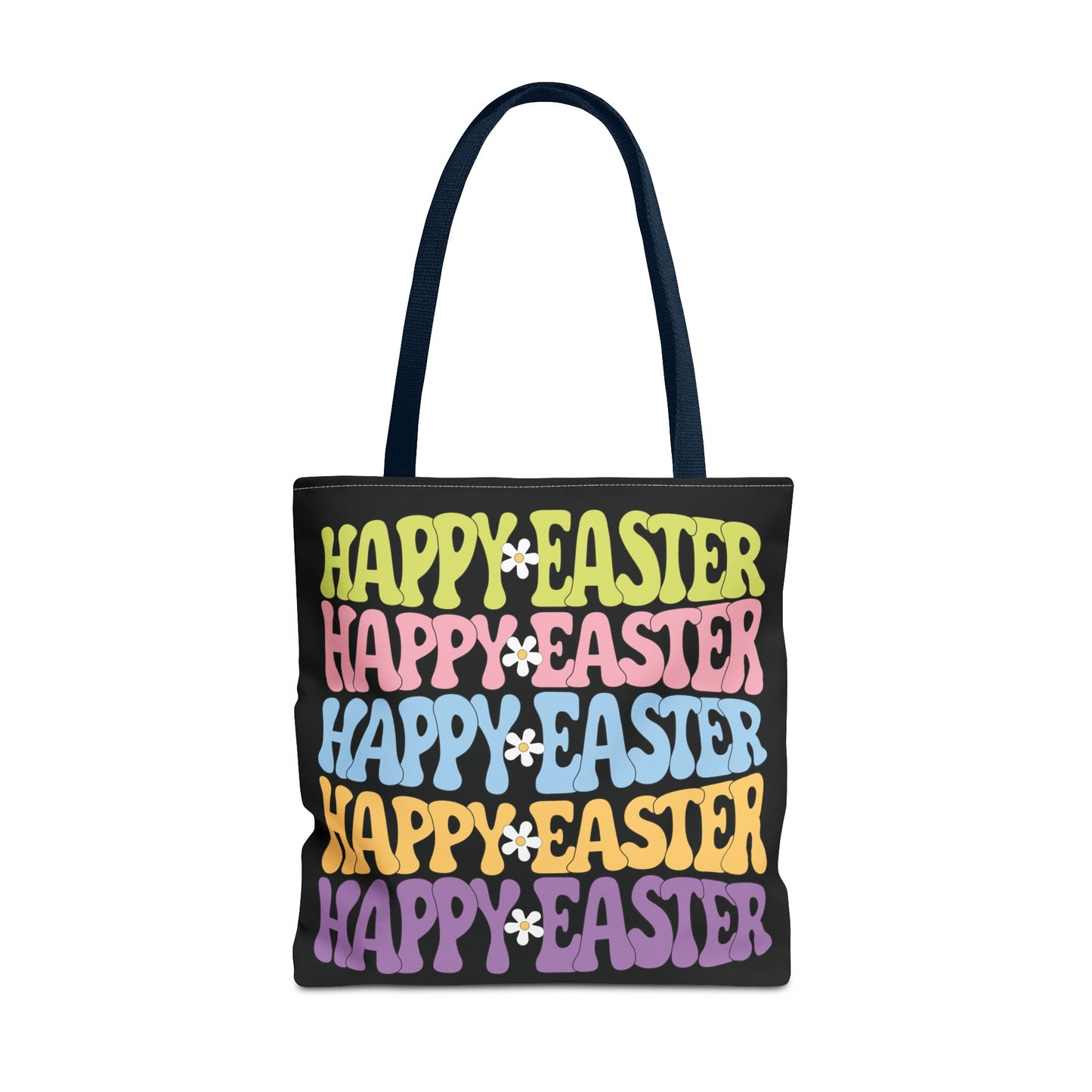 Happy Easter Four Ways Tote Bag – Double-Sided Retro Fun