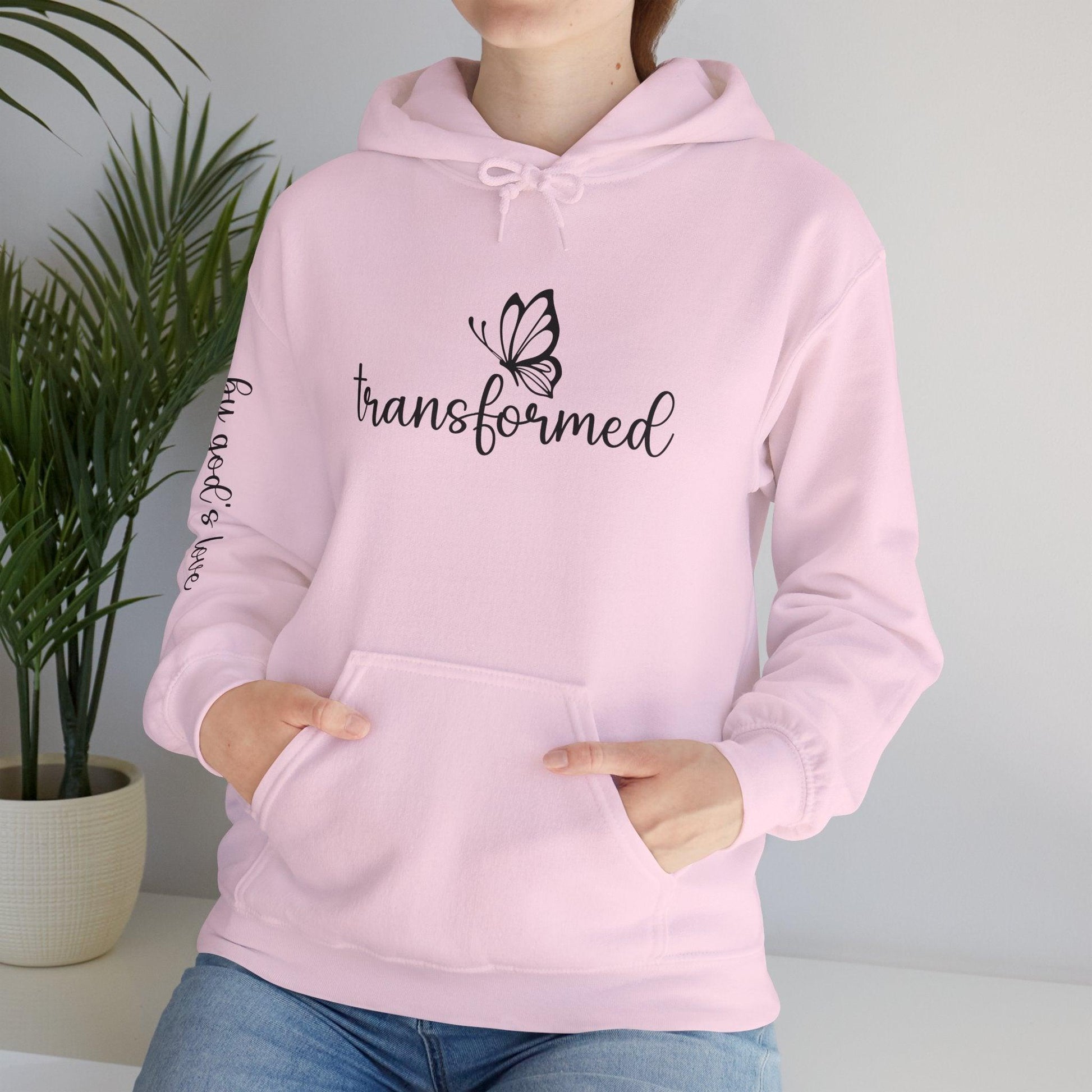 Butterfly Transformed Unisex Hoodie - God's Love Design - Motor Girl Boutique