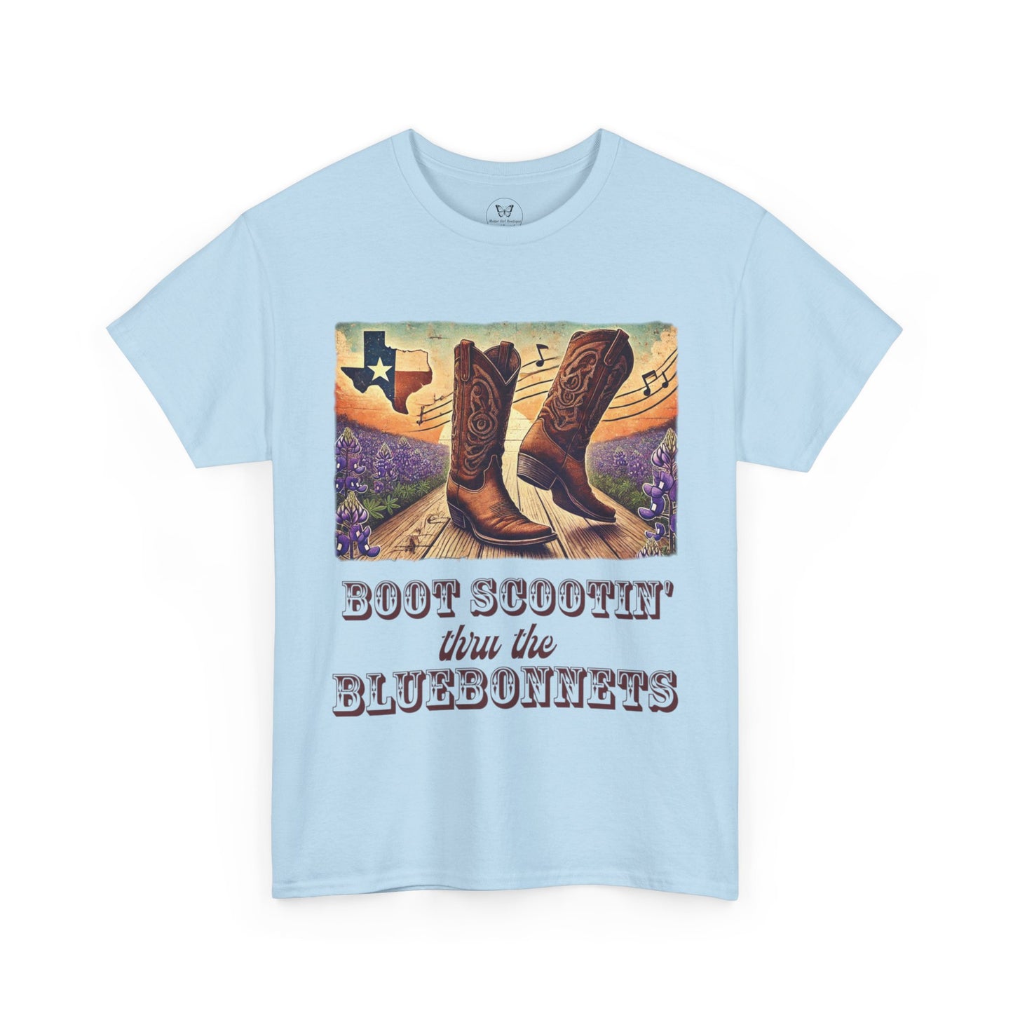 Unisex Tee - Boot Scootin’ Thru the Bluebonnets