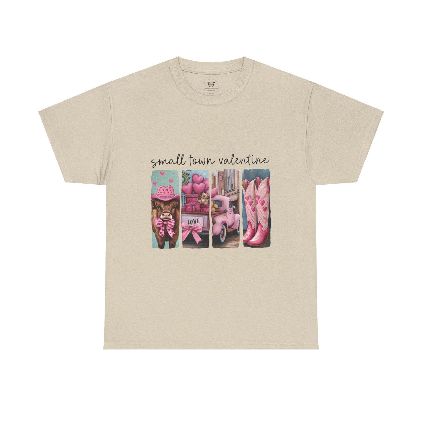 Unisex Tee - Small Town Valentine - Motor Girl Boutique