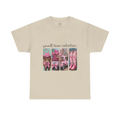 Unisex Tee - Small Town Valentine - Motor Girl Boutique